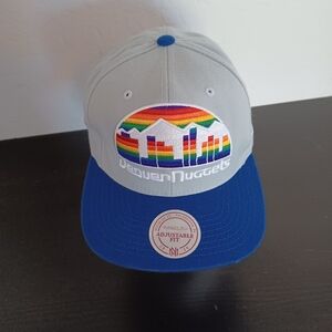 Mitchell & Ness Denver Nuggets Adjustable Fit Hat